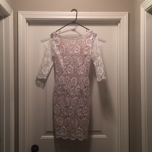 Cream/nude lace dress